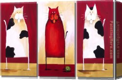 Animal Canvas Paintings - 7121 by Animal