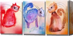 Animal Canvas Paintings - 7124 by Animal