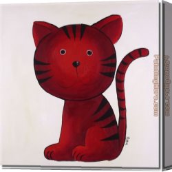 Animal Canvas Paintings - 7161 by Animal