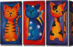 Animal Canvas Paintings - 7211 by Animal