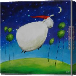 Animal Canvas Paintings - 7213 by Animal