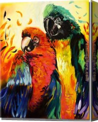 Animal Canvas Paintings - 8112 by Animal