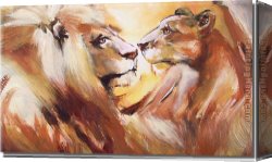 Animal Canvas Paintings - 8135 by Animal