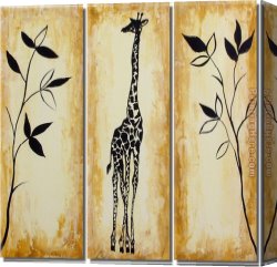 Animal Canvas Paintings - 8151 by Animal