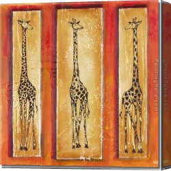 Animal Canvas Paintings - 8193 by Animal