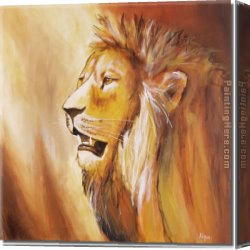 Animal Canvas Paintings - 8199 by Animal
