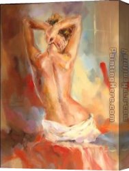 Anna Canvas Paintings - Anna Power Of Beauty by Anna Razumovskaya