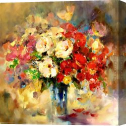 A Special Moment I Canvas Paintings - Bright Moments 3 by Anna Razumovskaya