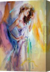 Anna Canvas Paintings - Essentially Beautiful by Anna Razumovskaya