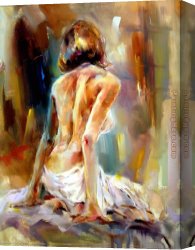 The Light of Peace Canvas Paintings - Morning Light by Anna Razumovskaya