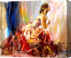 Which One Do You Love Best Canvas Paintings - Praying For Love by Anna Razumovskaya