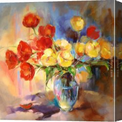 Promise of Spring Canvas Paintings - Spring Morning by Anna Razumovskaya