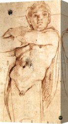 Annibale Carracci Canvas Paintings - Atlante by Annibale Carracci