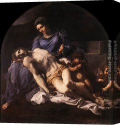 Annibale Carracci Canvas Paintings - Pietà by Annibale Carracci