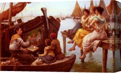 Graces Canvas Paintings - The Three Graces by Antonio Paoletti