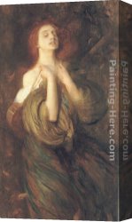 Arthur Hacker Canvas Paintings - Autumn by Arthur Hacker