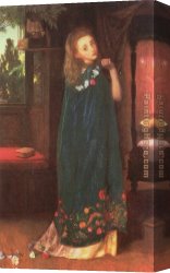 Arthur Hacker Canvas Paintings - Good Night by Arthur Hughes