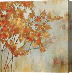 Johan Laurentz Jensen Canvas Paintings - Golden Foilage by Asia Jensen