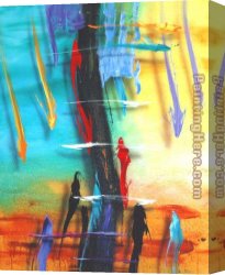 The Kiss Canvas Paintings - One More Kiss by Ben Stack