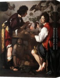 Bernardo Strozzi Canvas Paintings - Joseph Telling his Dreams by Bernardo Strozzi