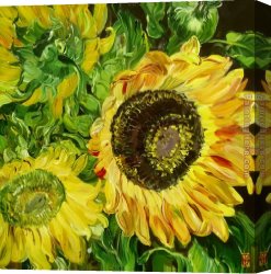 Graces Canvas Paintings - Hangs His Head with Grace by Bobbie Burgers