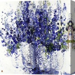 Burst Shoot Unfold Canvas Paintings - Open Unfold Disintegrate by Bobbie Burgers