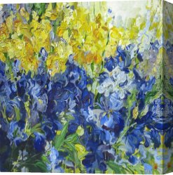 Overlapping Canvas Paintings - Overlapping Memories by Bobbie Burgers