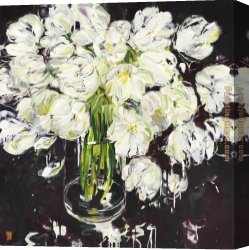 Bobbie Canvas Paintings - Shadow and Depth by Bobbie Burgers