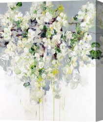 Bobbie Canvas Paintings - Those Blossoms You Gave So Freely 1 by Bobbie Burgers