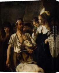 Baptist Canvas Paintings - The Beheading of St. John the Baptist by Carel Fabritius