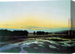 David Canvas Paintings - Largeness by Caspar David Friedrich