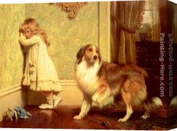 Special Canvas Paintings - A Special Pleader by Charles Burton Barber
