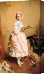 Charles Canvas Paintings - After The Ball by Charles Chaplin