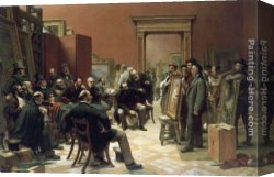 Picture of The Last Supper II Canvas Paintings - The Council of the Royal Academy Selecting Pictures for Exhibition by Charles West Cope