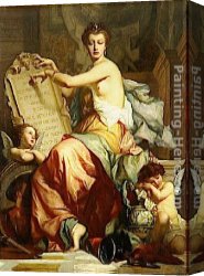 Charles Canvas Paintings - La Renaissance by Charles Zacharie Landelle