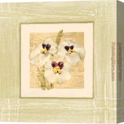 Floral Canvas Paintings - Exotic Floral I by Cheri Blum