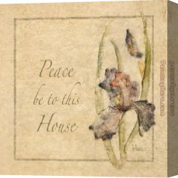 Floral Canvas Paintings - Floral Sentiments II by Cheri Blum