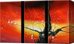 Chinese Porcelain Canvas Paintings - CPB0403 by Chinese Plum Blossom