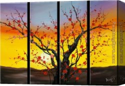 Chinese Porcelain Canvas Paintings - CPB0407 by Chinese Plum Blossom