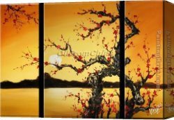 Chinese Porcelain Canvas Paintings - CPB0412 by Chinese Plum Blossom