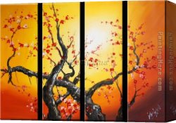 Chinese Porcelain Canvas Paintings - CPB0415 by Chinese Plum Blossom