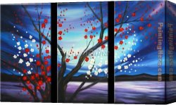 Chinese Porcelain Canvas Paintings - CPB0419 by Chinese Plum Blossom