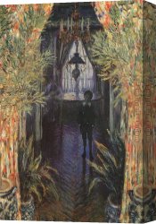 A Corner of The Apartment Canvas Paintings - A Corner of the Apartment by Claude Monet