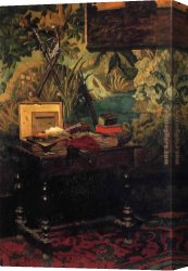 Painter in His Studio Canvas Paintings - Corner of a Studio by Claude Monet
