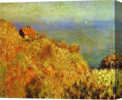 Custom Canvas Paintings - Custom Officer's Cabin at Varengville by Claude Monet
