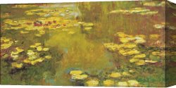 Pond Canvas Paintings - Pond of Waterlilies by Claude Monet