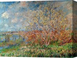 Promise of Spring Canvas Paintings - Spring 1880 by Claude Monet