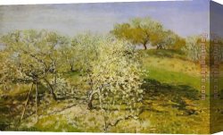 Thoughts of Springtime Canvas Paintings - Springtime 1 by Claude Monet