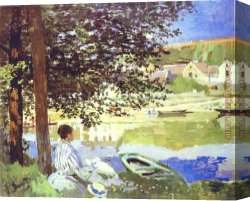 Nearing Camp on The Upper Colorado River Canvas Paintings - The River Bennecourt by Claude Monet