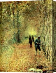 Burst Shoot Unfold Canvas Paintings - The Shoot by Claude Monet